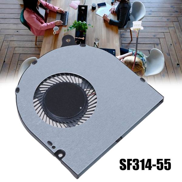 Udskiftnings CPU Køleventilator Notebook Kølere Metal Varmeafledningsventilator