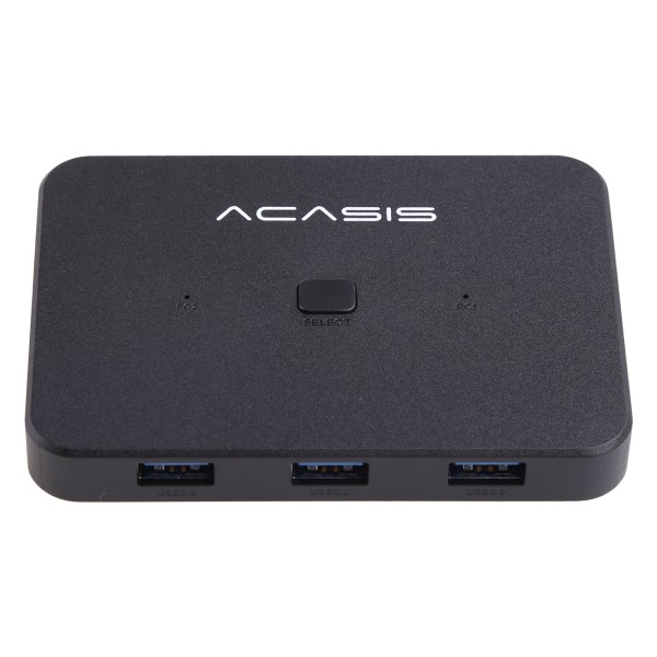 USB 3.0 Switch Selector KVM Switch Adapter 3 Porter HDMI-kompatibel Switch Selector for PC Skanner Skriver Én Knapp