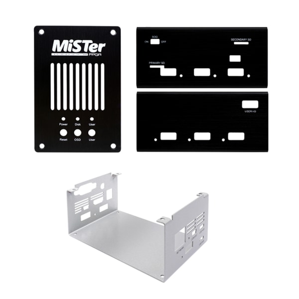 DIY Metal for Shell Kit för DE10-Nano för Mister FPGA I/O Board Core Control Suit Huvudkort USB Hub Portable Audio Vide 2