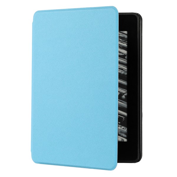 6,8 tum E-Reader Magnetic for Case Slitstarkt PU- cover för w/ Auto Sleep Wake för Kinde Paperwhite 5 2021 11th Genera Sky blue