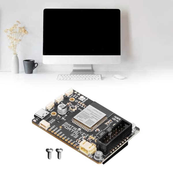 Internetdisplay med ESP32S3 LED-matriser, kompatibel med CircuitPython