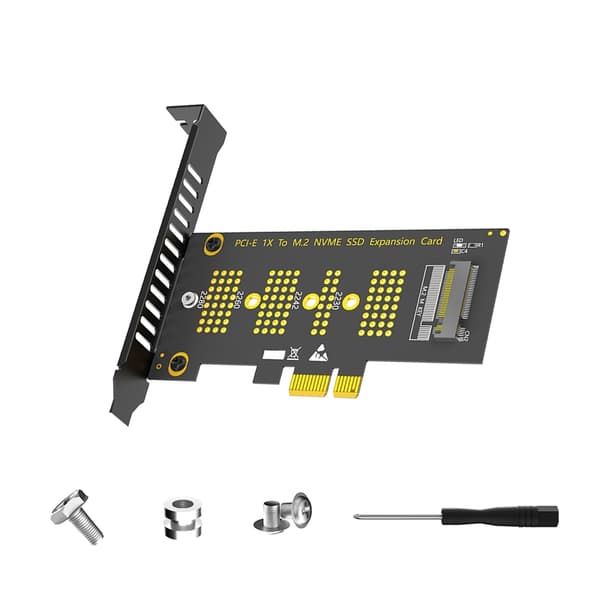 Effektiv Nvme Solid Disk till PCIe 1X Gränssnitt Konverteringsadapterkort Snabb