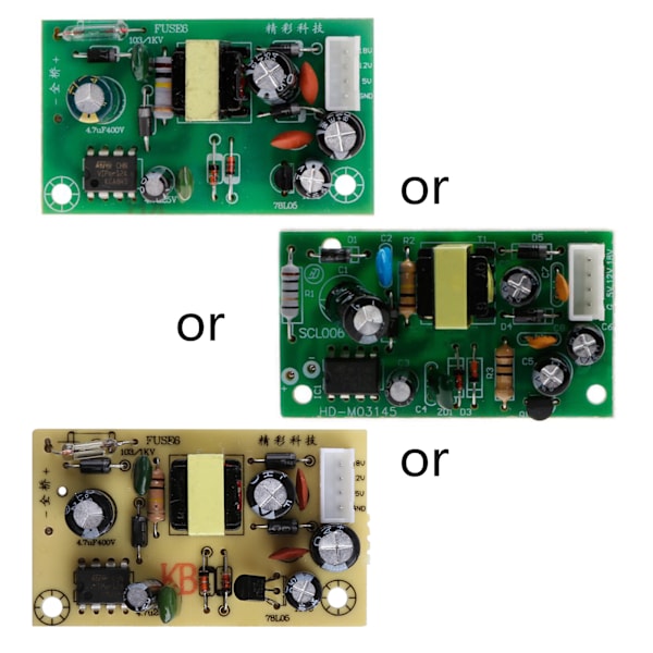 5V/12V/18V Universell Spisbrytare Strömförsörjningsmodul