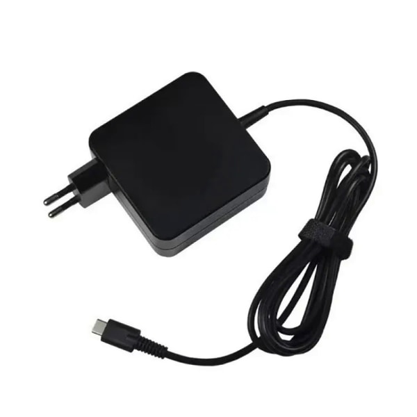 65W USB C Laddare Universell Laptop Strömförsörjningsadapter Typ C Snabbladdningsadapter Strömladdare Bärbar US/EU-kontakt