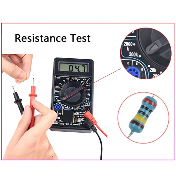 Profesjonell multifunksjonstester håndholdt meter for elektronikkreparasjonslaboratorium