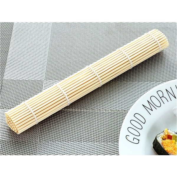 Bambu rullmatta DIY Onigiri Rice Roller Bambu Sushi rullmatta för nybörjare