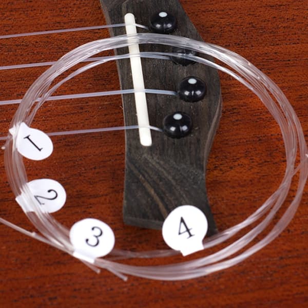 Professionell Ukulele Strängset Nya Strängstämningsdämpare Strängar