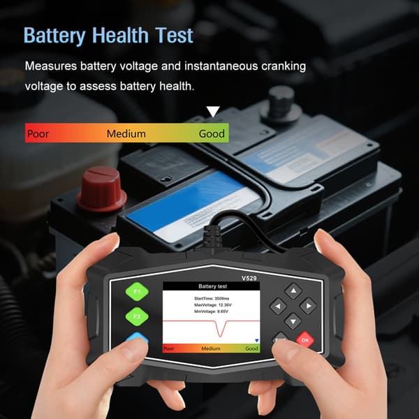 Automotive Scanner Motor Helse Sjekk Drivstoff System Analyse Diagnose Enhet