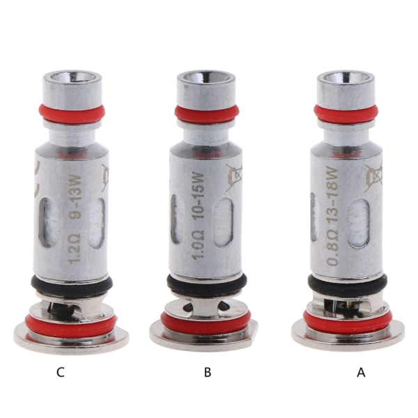 5 st/lot 0,8/1,0/1,2 ohm UN2 Meshed-H Coils Kostymbyte metallspolar för Caliburn G Pod /KOKO Prime Vaper Starter Kit 1.0ohm