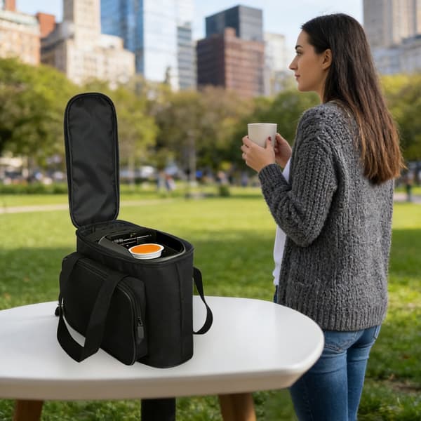 Moderne design kaffemaskine bæretaske med farvevalg