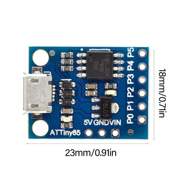 2 st Digispark USB Utvecklingskort Microcontroller Board
