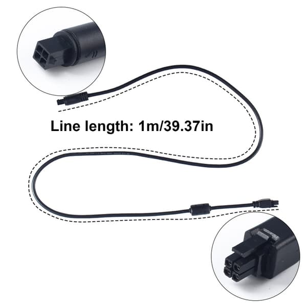 For Lab Mini 3D Printer Forlængerkabel 1M 4Pin Kabel 3D Printer Tilbehør