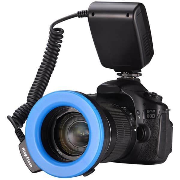 Fotograferingsringe Flashlys 4 Farvefiltre 8 Adaptere Justerbart To Flash System