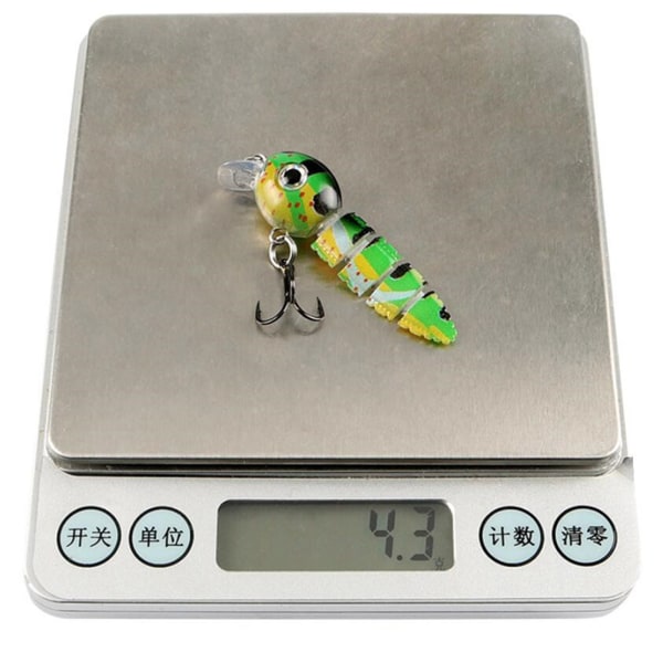 Fiskebete Wobbler Muti-Section Jointed Casting Soft Lure Diskantkrokar Hårt Crankbait Sjunkande Tackle Pesca Swim Bait 1