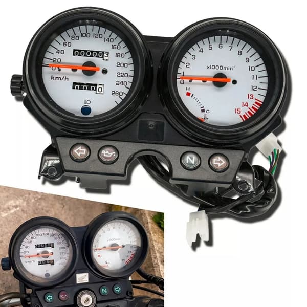 Motorcykel Instrumentpanel Digitalt Speedometer Omdrejningstæller til CB600 600