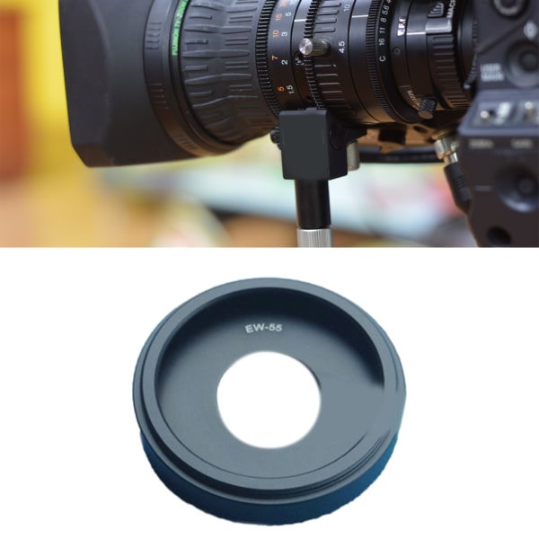 EW-55 metall cover för kamera 55 mm för RF 28 mm F2.8 STM R50 R6 R5 R62 R8R7 R10 lins förhindrar strökljus antibländning