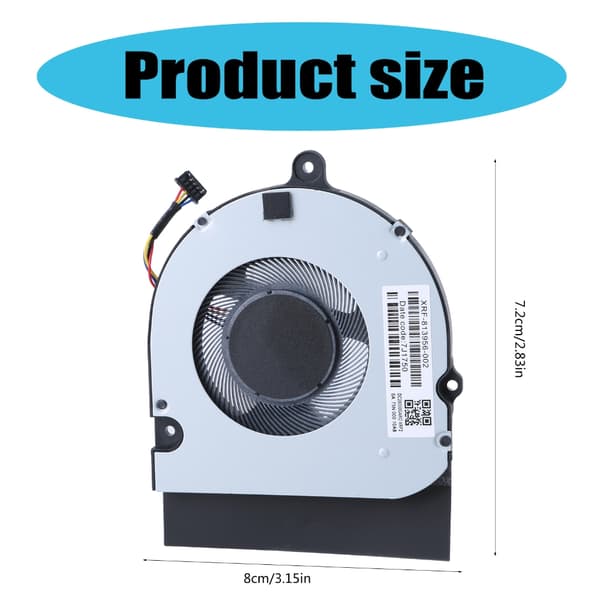 Pålitlig kylfläkt för ThinkBook L15 Notebook Förhindra överhettning