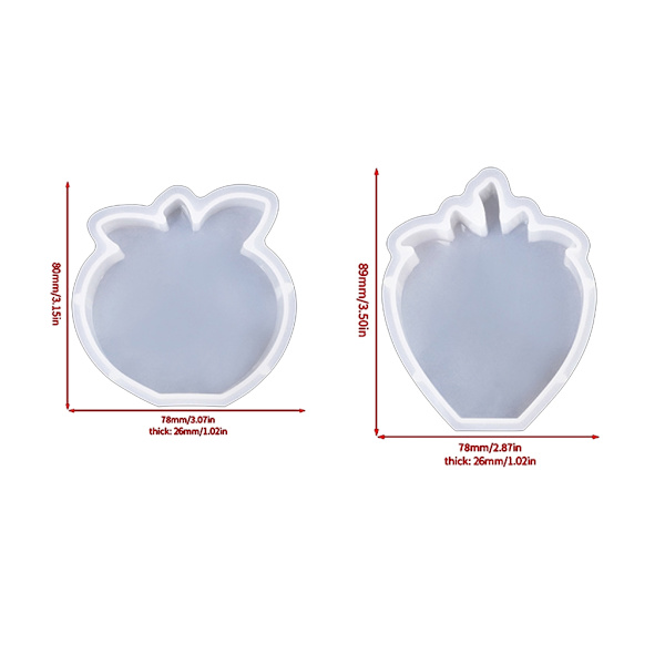 Silikonform Ananaser Hartsform Frukt Ljusformar DIY Ljustillverkning 5