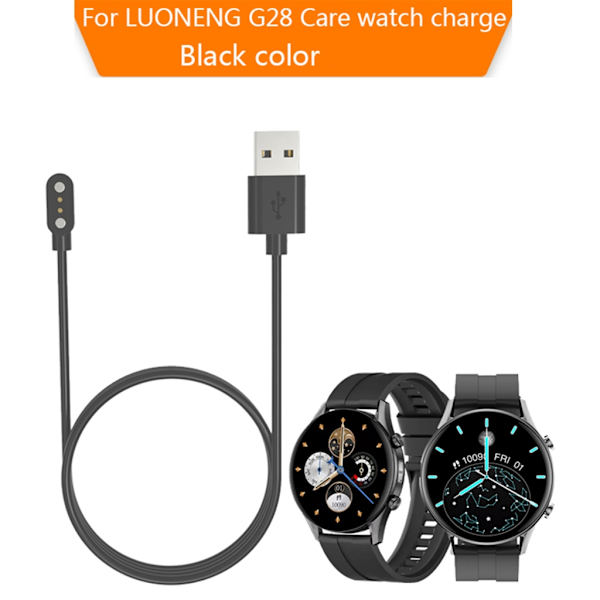 för Smart Watch laddare Stabil Dockstativ-fäste Lämplig för Luoneng G28 Care USB -laddningskabelhållare Power
