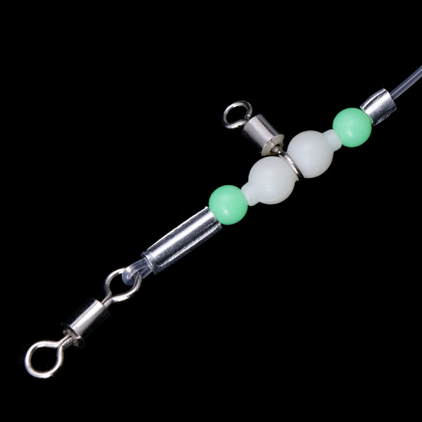 1 grupp fiskeredskap Linje svänger Night Luminous Beads Pins Rolling Connector 130