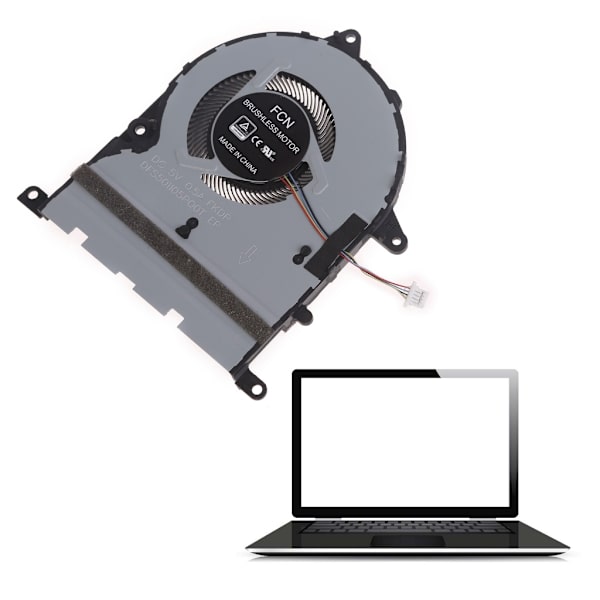 4-benet 0,5A 5V CPU-køleventilator Bærbar CPU-køler til Pro P5440 P5440UF