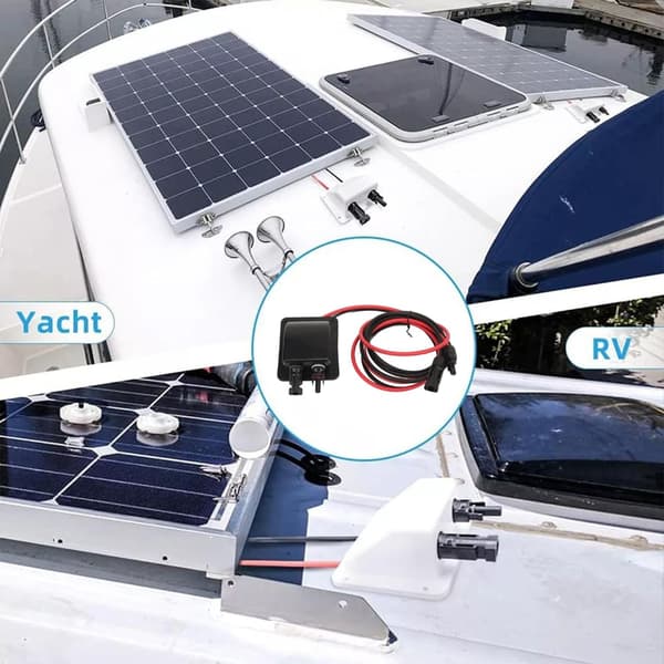 ABS Dobbel Kabel Vanntette Solcellepanelkoblinger for Bobilinstallasjon