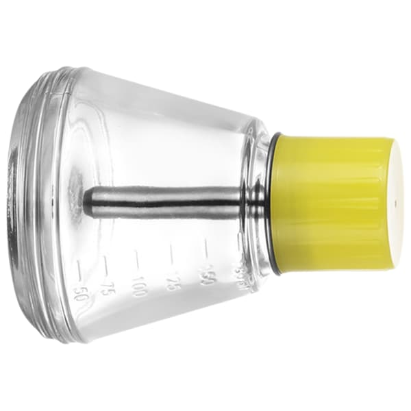 Klar pumpdispenserflaska 6Oz/180ml glas nagellacksborttagare tryck ned