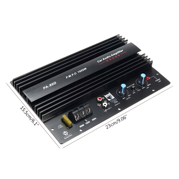 1000W Förstärkarkort Mono Effektförstärkare Spelare Kraftfull Bas Subwoofers Förstärkare
