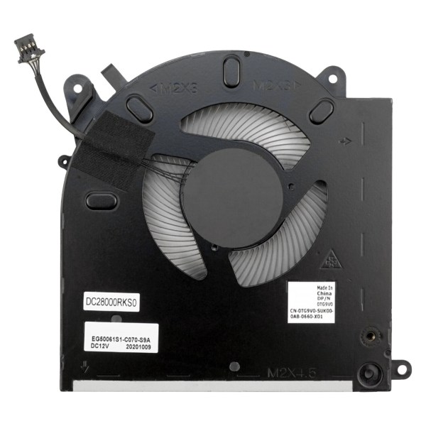 Effektiv CPU GPU Køleventilator CPU Køleradiatorer til Alienware M15 R3 R4 Computer Kvalitets CPU Ventilator Forebyg-Overophedning