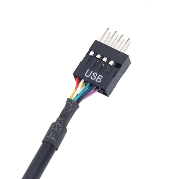 USB 3.0 20-pin header hun til USB 2.0 9-pin han adaptere konvertere kabel