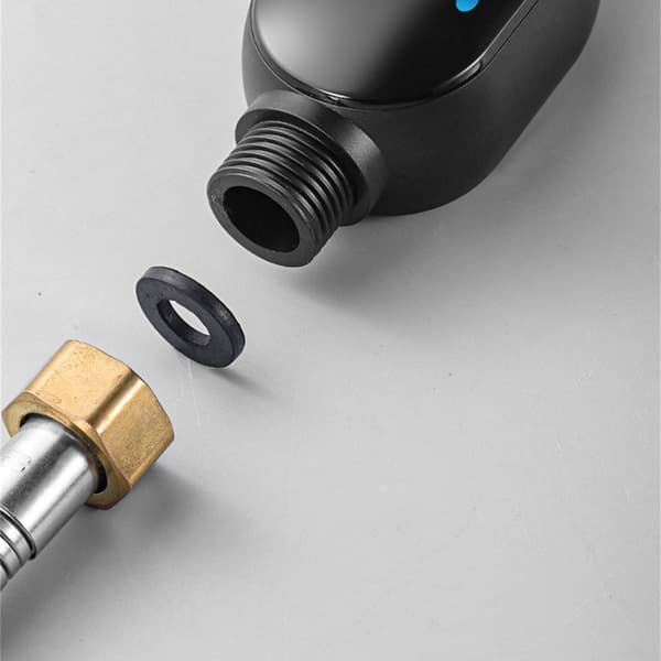 Smart LED-dusjtermometer for øyeblikkelig avlesning A