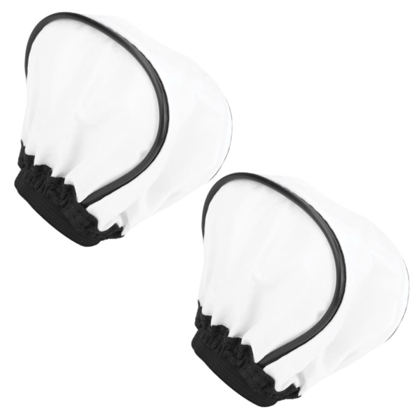 2X Universal Photography Softbox Diffuser Vikbar Hopfällbar Bärbar Design för LED-lampa Mjuk flexibel blixtljus