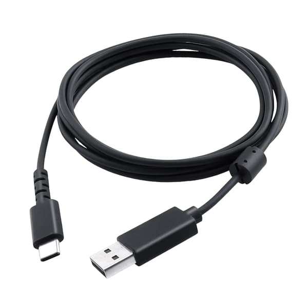 Kvalitets USB C Oplader til G733Lightspeed/GPROX Hovedtelefoner 1.8 Meter Længde