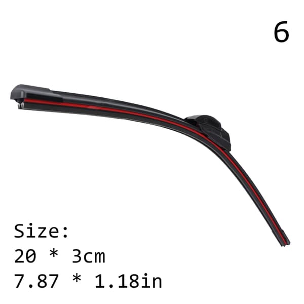 Vindrutetorkarblad Universal Ersättning Biltorkarblad 20cm