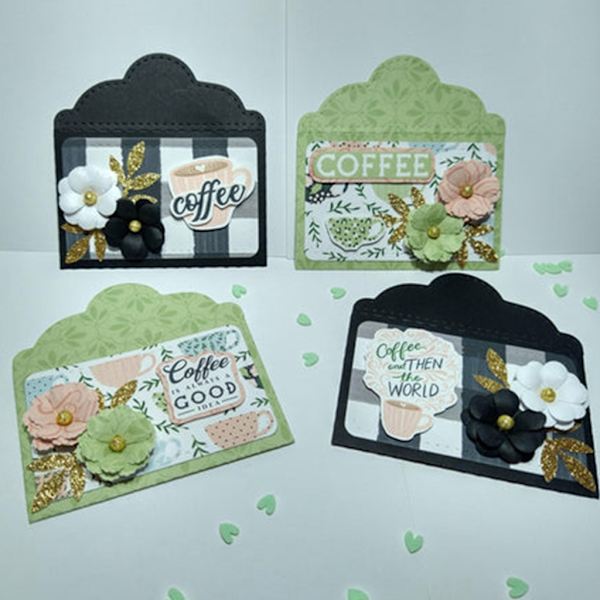 Kuvert Födelsedag Metall Skärning Dies Scrapbooking Stencil Die Cuts Kort Prägling DIY Fotoalbum Form 48
