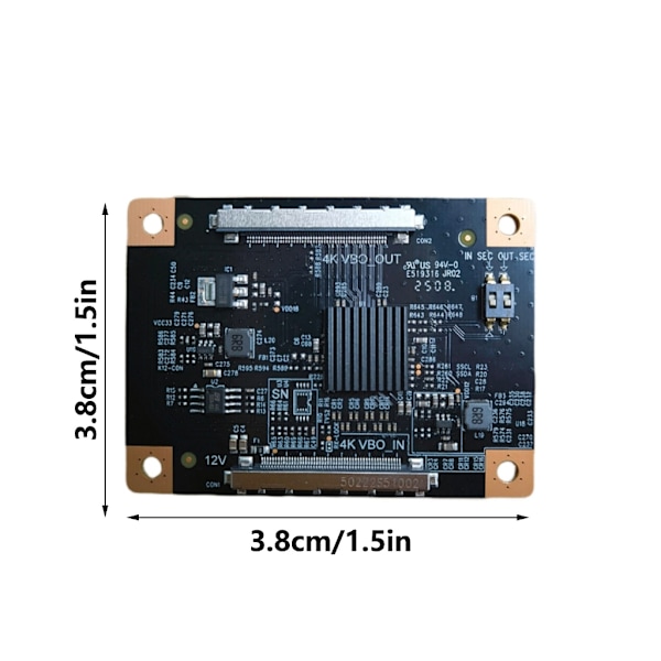 4K Partition Adapter Board 4K til 4K Partition Konvertering 1/2 Partition
