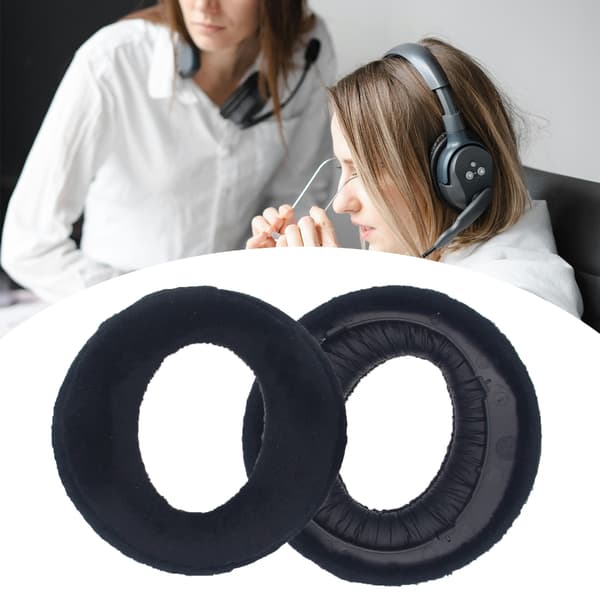 Bløde stof ørepuder, kompatible med P5 Wireless Pulse 3D hovedtelefoner