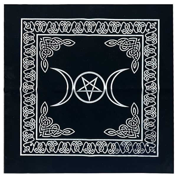 19x19in flanell Tarot Duk Rune Divination Altar Tarot Patch Cover för trollkarlar Dagliga brädspel Card Pad J