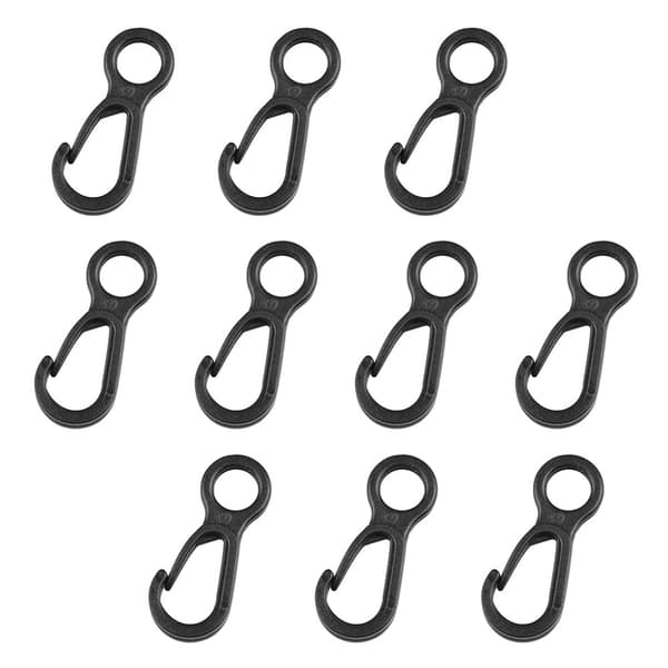 10 kpl Camping Carabiner -solki, telttatarvikkeet, monitoimikoukut, varusteet