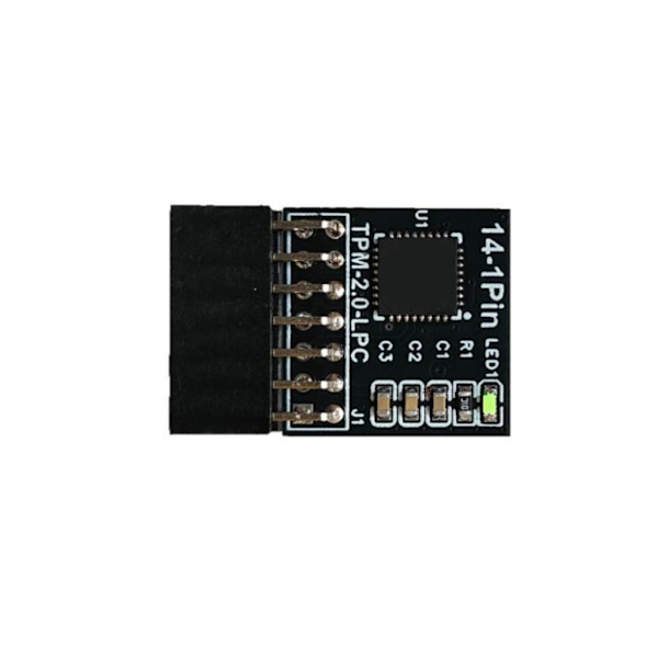 TPM2.0 Sikkerhedsmodul 14Pin LPC Computer Adapter Udskiftningsforbindelse