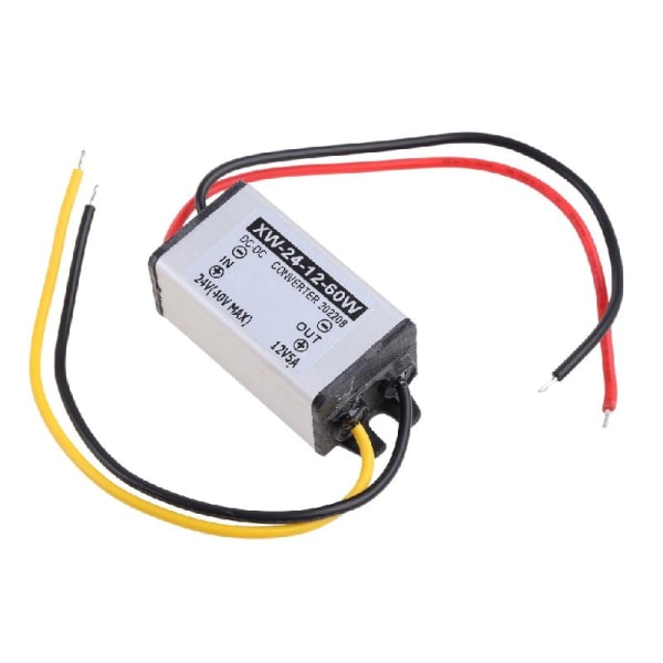 för DC 24V Steg upp till 12V omvandlarregulator 5A POWER nätadapter för Mo