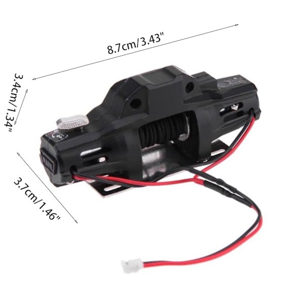 R/C Kauko-ohjattava Vinssipuskuri Kestävä Vaihto Axial SCX10 RC Auto Leluille