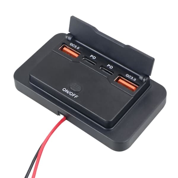 Høyeffektiv 78W USB C Hurtigladekontakt PC USB-uttak for Bilbruk