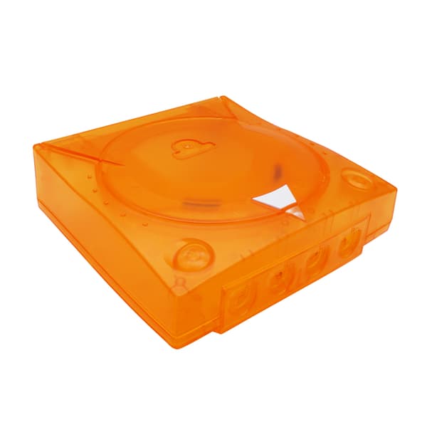 Ersättningsplast för skal Translucent för case för SEGA Dreamcast för DC Retro videospelskonsollåda Black