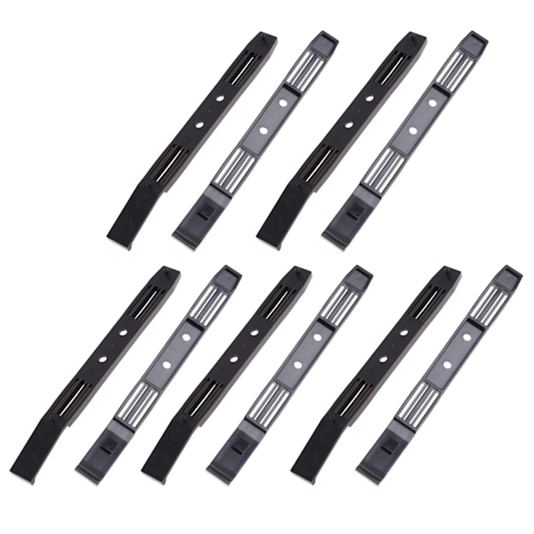 5-pak Chassis Harddisk Monterings Plastikskinner Chassis Harddisk Skinner, Sort