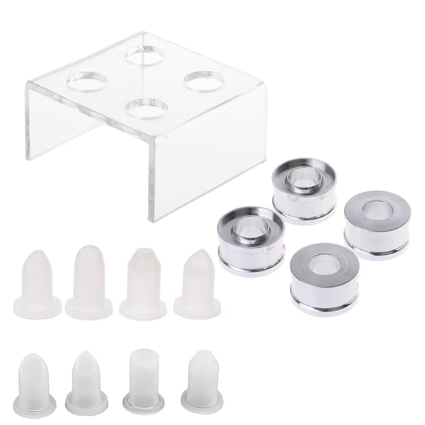 9 stk. Læbestift Silikoneform Simpel DIY Makeup Kosmetik Læbestiftform