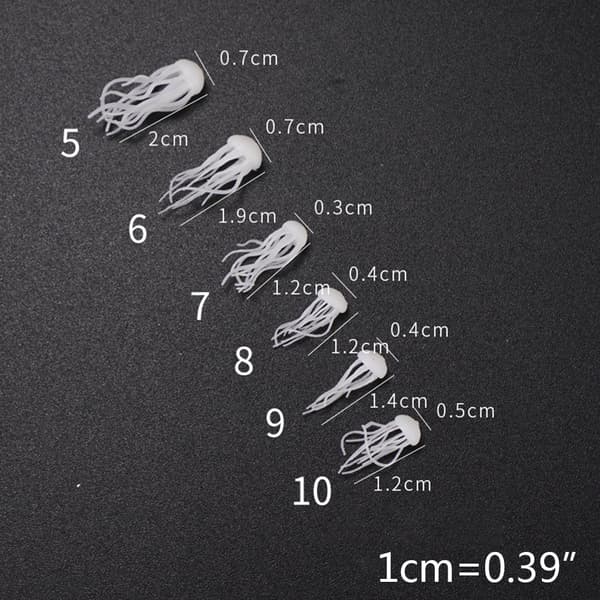 16 st/set Epoxifyllnadsmaterial Kristallhav Harts 3D Mini Manetmodellering