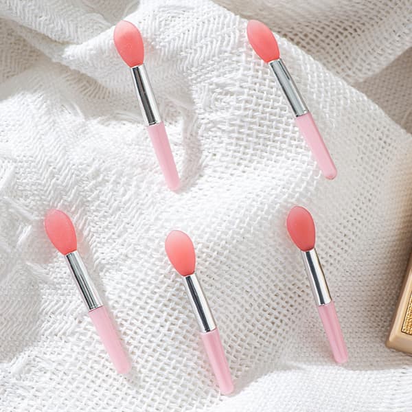 10 stk. silikone læbebørste makeup øjenbryn læbebørster kosmetisk makeupbørste