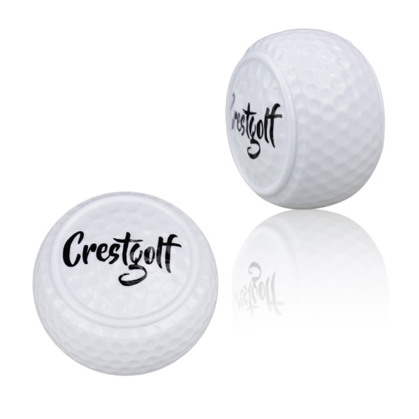 Bärbar platt golfövningsboll Lätta golfträningsbollar Tvålagers driving range-bollar Golfbollar
