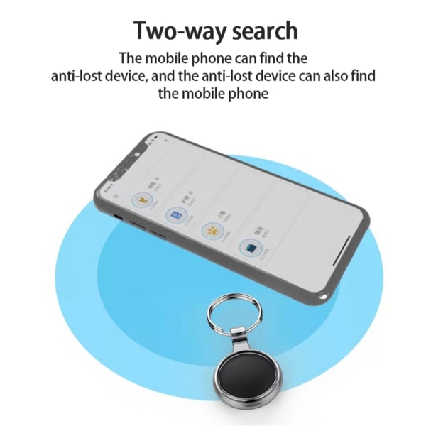 Tuya Bluetooth GPS Tracker Smart Tag För Pet Nyckel Barnväska Plånbok Anti-förlorad Mini SmartTag Larm För Telefon Finder Locator White